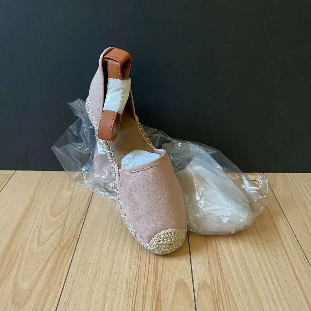 Style & Co. Blush pink Espadrilles with ankle wrap ties